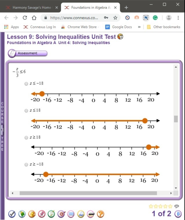 Please help! Choose the correct solution and graph for the inequality. 7-9-example-3