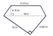 Find the area of the figure.-example-1