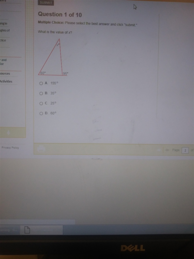 What is the value of x-example-1