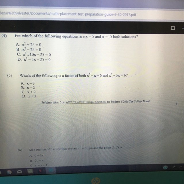 How do you answer number 5-example-1