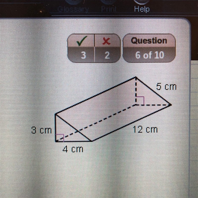 Find the surface area of the prism-example-1