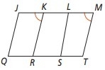 Which theorem or postulate can you use to prove that KR || MT using the markings in-example-1