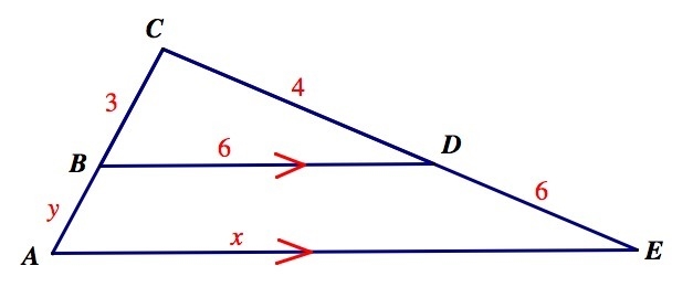 Please help Given the image, solve for x. A) 8 B) 9 C) 15 D) 17-example-1