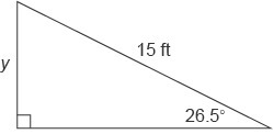 What is the value of y in the triangle? Enter your answer in the box. Round your final-example-1