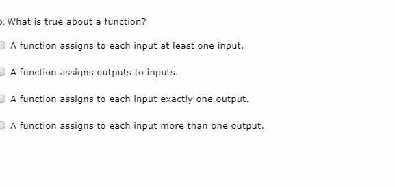 What is true about a function?-example-1