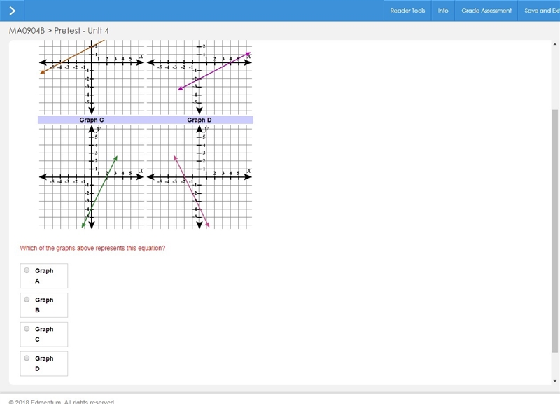 In the equation 2x - y = 4, the x-intercept is 2 and the y-intercept is -4.-example-1