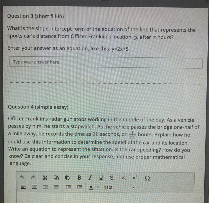 ❗️❗️100 POINTS PLEASE HELP❗️❗️ Officer Franklin is on traffic duty his motorcycle-example-1