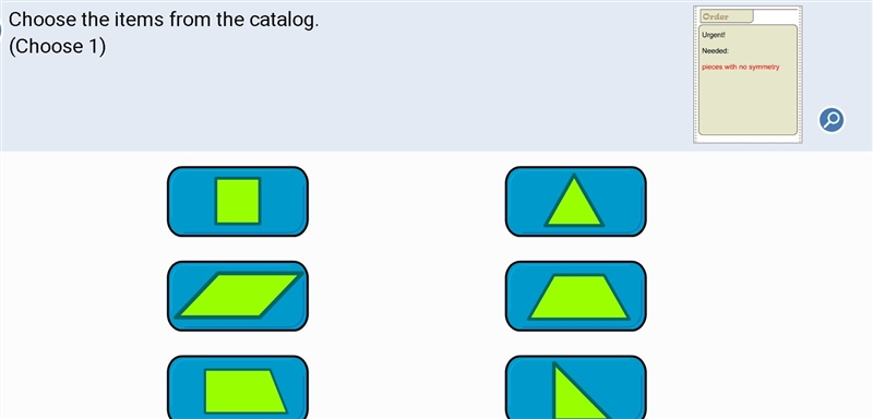 HELP ASAP PLEASE!!!!!!!!!!!!!!!!!!!!!!!!!!!! chose the pieces with no symmetry-example-1