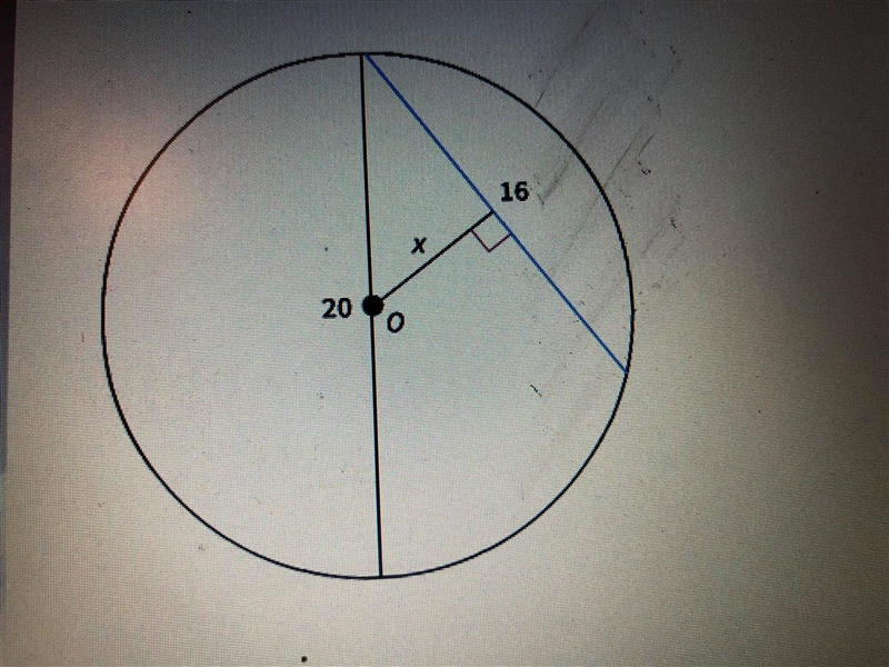 Find the value of x? - 4 - 7 - 6 - 5-example-1