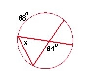 X= a) 27 b) 54 c) 61-example-1