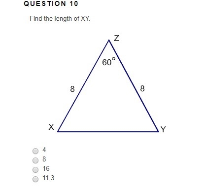 Find the length of XY. Imported Asset 4 8 16 11.3-example-1