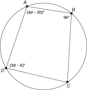 In this circle, what is m∠A ? Enter your answer in the box.-example-1