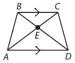 ABCD is a trapezoid with BC ∥ AD and ∠BAD ≅ ∠CDA. Which of the following statements-example-1