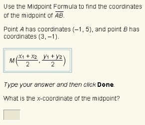 What is the x-coordinate of the midpoint?-example-1