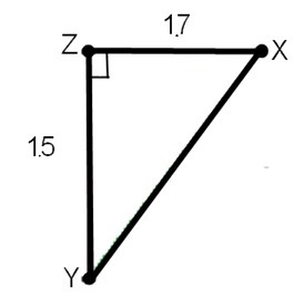 Find the length of XY-example-1