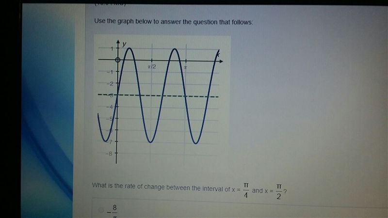 Use the graph below to answer the question that follows: What is the rate of change-example-1