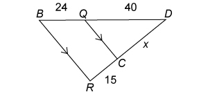 URGENT What is the value of x?-example-1