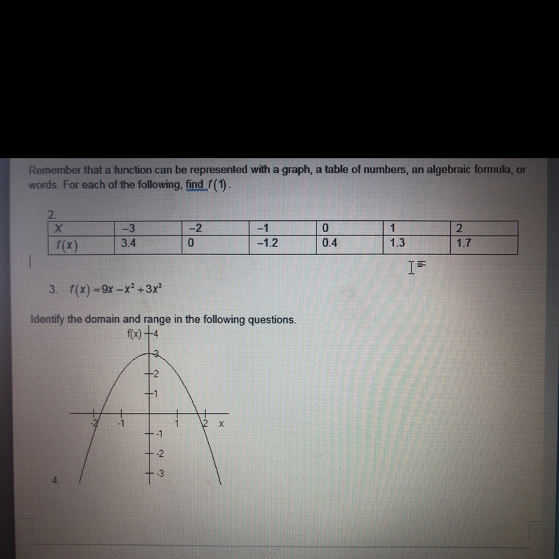 Need help with 2. and 3. Pre-cal is hard. Help a girl out (:-example-1