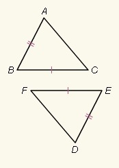 What additional information do you need to prove △ABC ≅ △DEF by the SSS Postulate-example-1