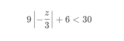 Which of the following best describes the solutions to the inequality shown below-example-1