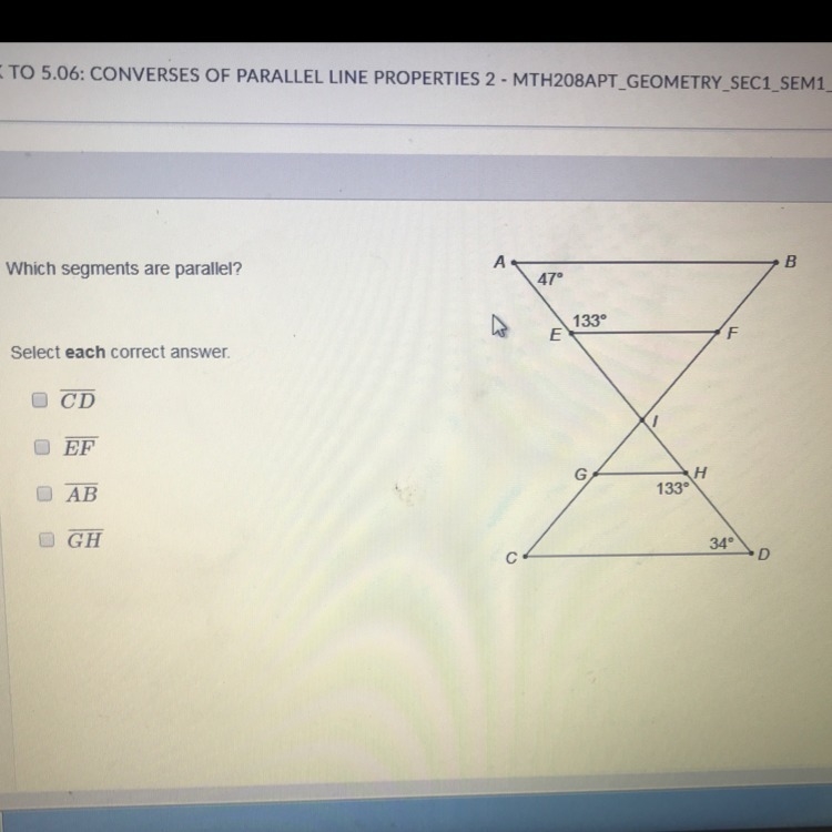 Which segments are parallel?-example-1