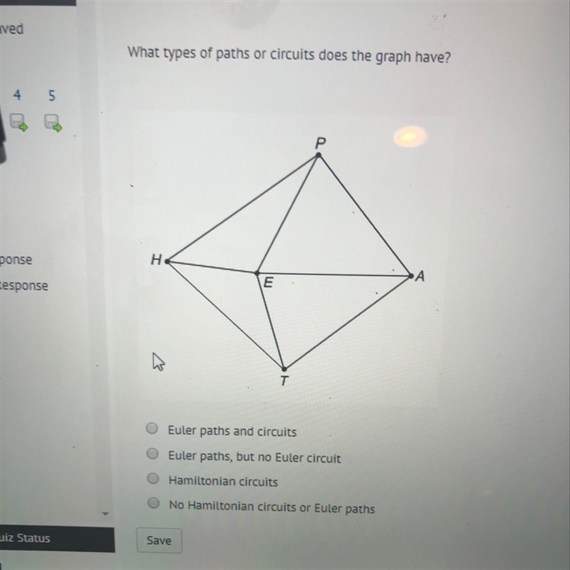 What type of paths or circuits does the graph have?-example-1