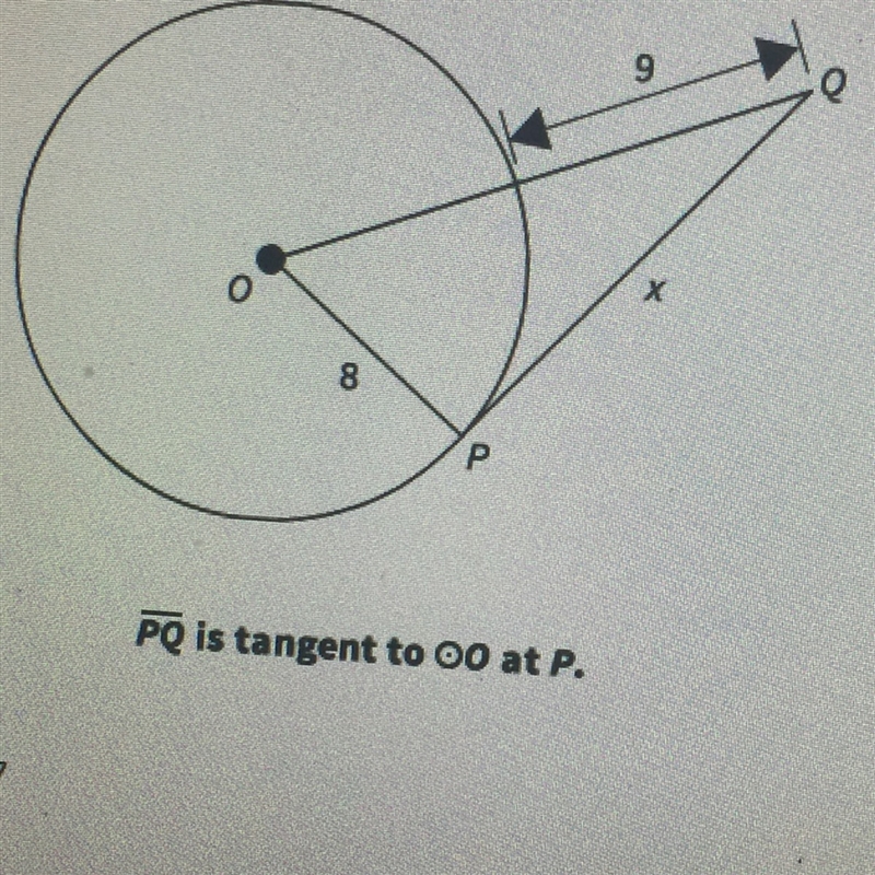 Point O is the center of the circle. What is the value of x?-example-1