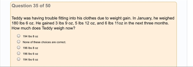 Teddy was having trouble fitting into his clothes due to weight gain. In January, he-example-1