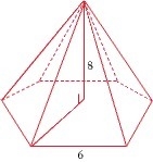 Find the lateral area the regular pyramid.-example-1