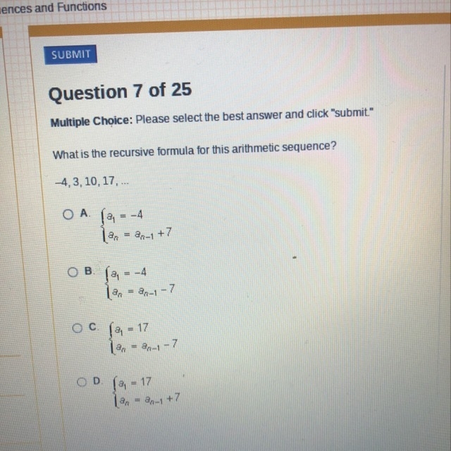 What's the recursive formula?? help!-example-1