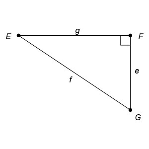 What is sinE for this triangle? Enter your answer as a fraction please. I am assuming-example-1