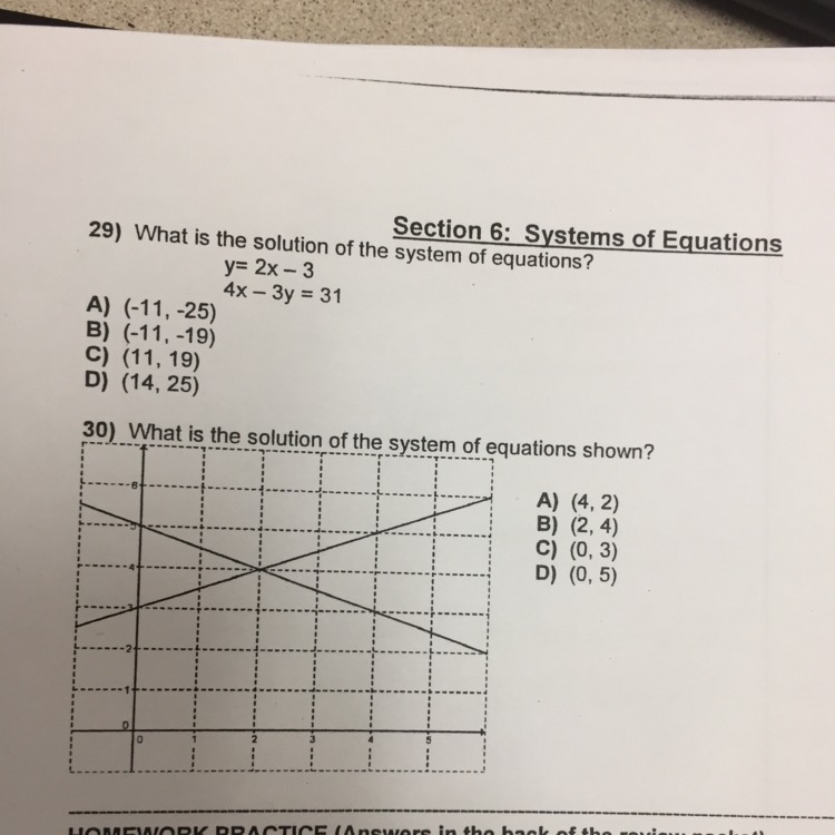 What’s the answer for No.29 & 30 please hurry-example-1