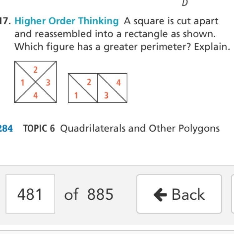 What figure has a greater perimeter and why-example-1