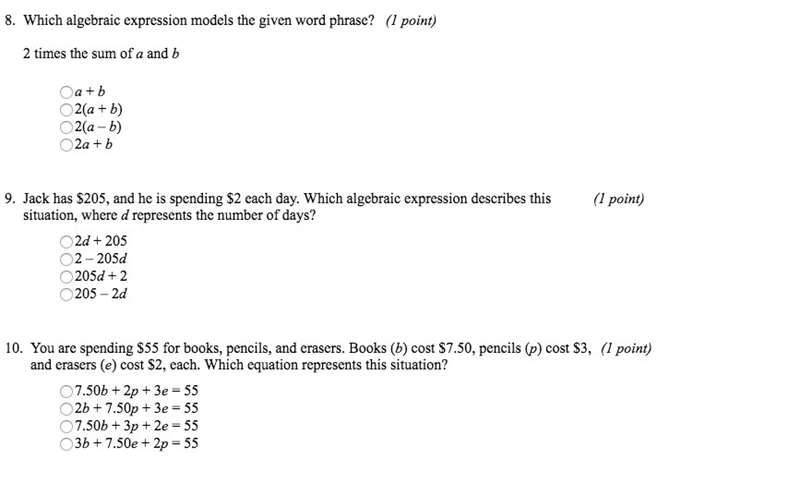 Three questions answer all of them for 65 points-example-1