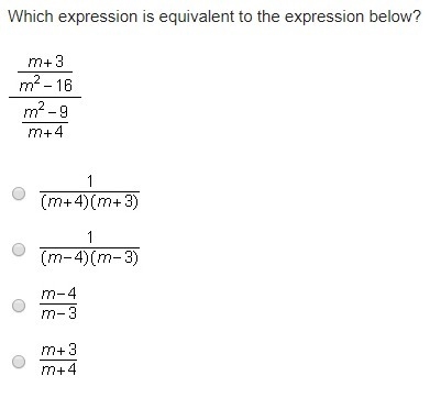 Which expression is equivalent to the expression below?-example-1