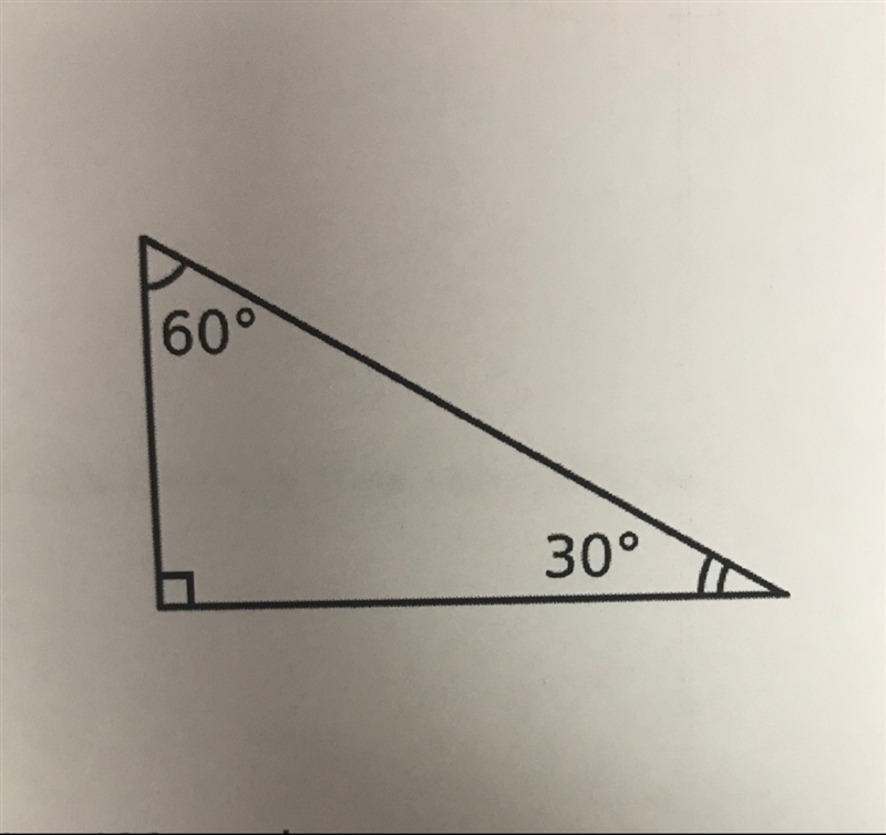 A building lot in a city is shaped as a 30°-60°-90° triangle, like the figure shown-example-1