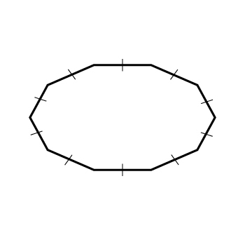 Which completely describes the polygon? A equilateral B equiangular C regular D none-example-1