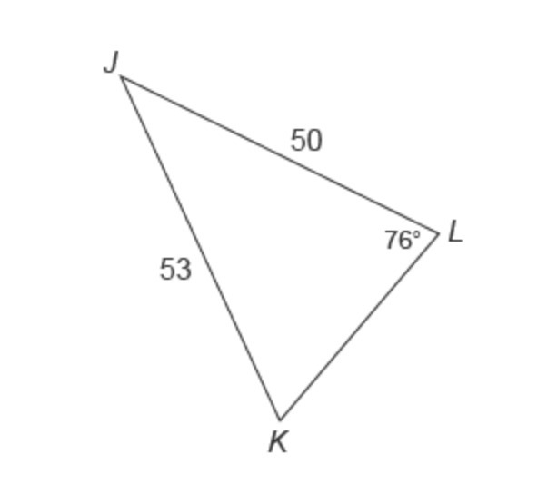 What is the measure of ∠K, to the nearest degree? 13 24 66 72-example-1