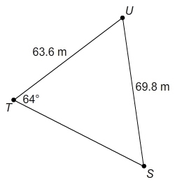 What is the measure of ∠S ? Round your answer to the nearest degree. 19° 35° 55° 61°-example-1