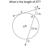 What is the length of ST? Please explain your answer-example-1