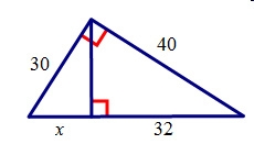 Find the value of x. A. 18 B. 22 C. 24 D. 28-example-1