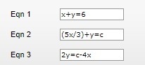 Given this system of equations with three unknown variables, what is the value of-example-1