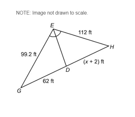 What is the value of x? I got two different answers of 69.44 and 70.713 so I don't-example-1