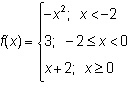 The piecewise function f(x) is defined below. What is the value of f(–2)? A. f(–2) = –6 B-example-1