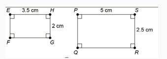 These two quadrilaterals are similar. True False-example-1