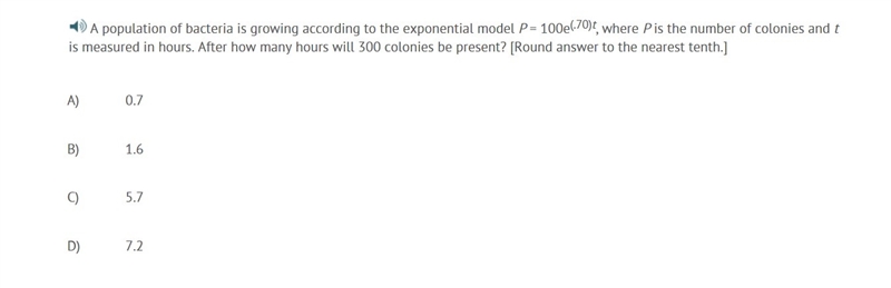 PLEASE HELP ASAP!!! CORRECT ANSWERS ONLY PLEASE!! A population of bacteria is growing-example-1