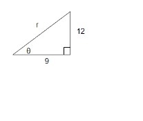 Which of the following choices is the value of cscΘ? a) 12/15 b) 9/15 c) 15/12 D) 15/9-example-1