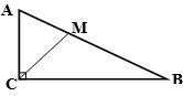 Given: ΔABC, m∠C = 90º, m∠B = 30º CM - angle bisector Find: m∠AMC-example-1