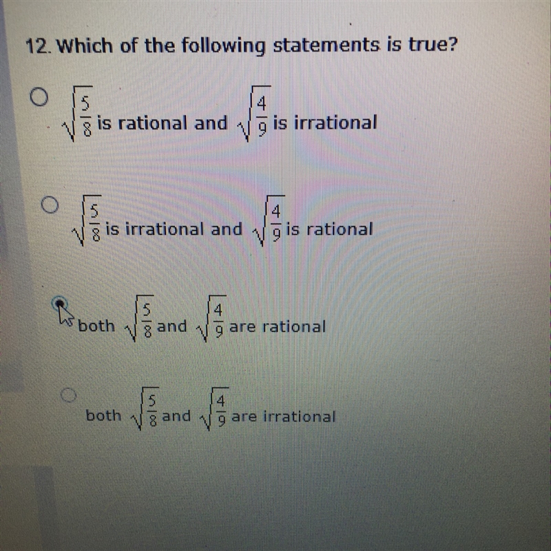 Which of the following statements are true-example-1