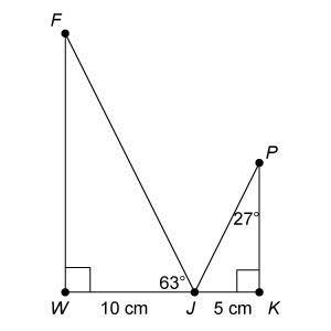 Which postulate or theorem proves △FWJ∼△PKJ ? AA Similarity Postulate SAS Similarity-example-1